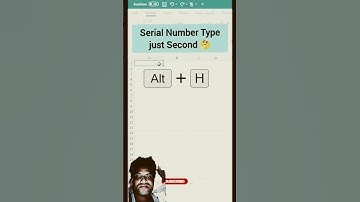 serial number excel #exceltips #exceltutorial #exceltricks #excelformulas #excelformulahacks