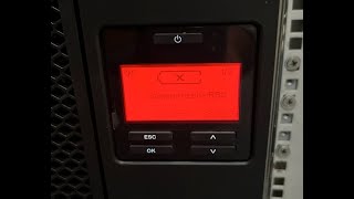 APC smart ups 5000 battery replacement - "Replace ALL RBC" fault