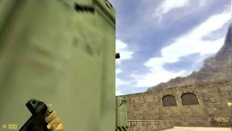 Flash trick - de_dust2 @ from bombsite to short