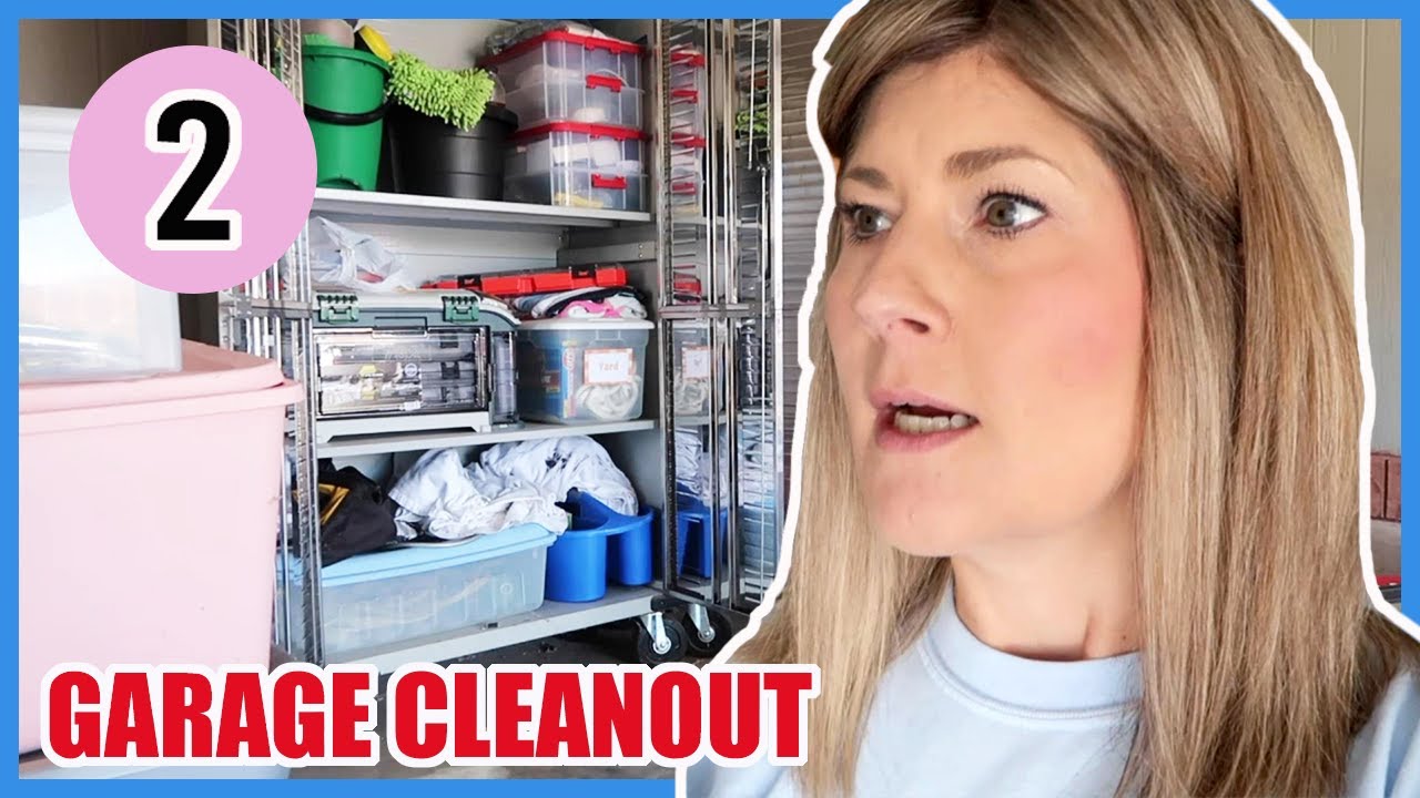 GARAGE CLEANOUT AND DECLUTTER PART 2 - YouTube