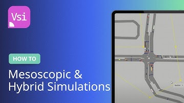 Mesoscopic & Hybrid Simulations | PTV Vissim | Tutorial