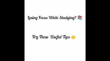 How to Stay Focused While Studying? 📚 🎯 | Simple Tips💡 #studytips  #focus  #studymotivation #shorts