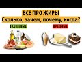 Жиры | Сколько, зачем, почему, когда? | Вредные жиры | Полезные жиры