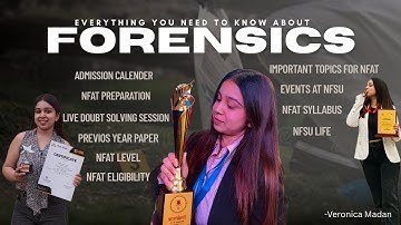 EVERYTHING YOU NEED TO KNOW ABOUT FORENSICS | NFSU| PYQ