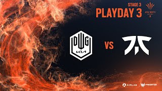 DWG KIA vs FNATIC \/\/ Rainbow Six APAC League 2021 - North Division Stage 3 - Playday #3