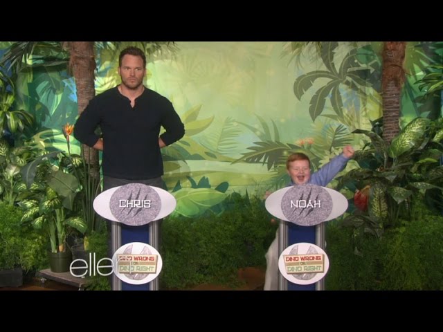 Noah Ritter Teaches Chris Pratt All About Dinosaurs