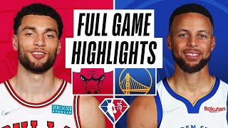 Golden State Warriors vs. Chicago Bulls Full Game Highlights | NBA Season 2021-22