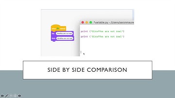 Scratch 3.0 vs Python - Simple Output