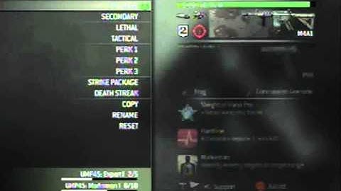 MW3 clan tag and custom classes glitch