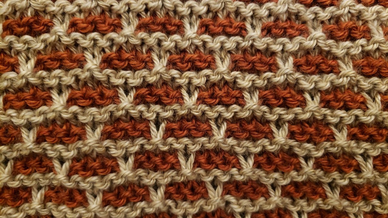 The Mosaic Brick Stitch Knitting Tutorial!
