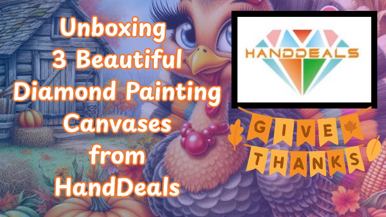 Распаковка трёх потрясающих алмазных картин от HandDeals + скидка 15% по коду KIMVIP