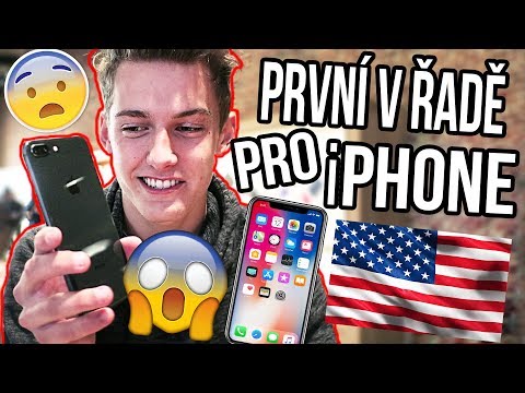 DO AMERIKY PRO iPHONE! BYL JSEM PRVNÍ V ŘADĚ!! | Adam Mach