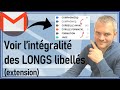 Gmail comment redimensionner le volet des libells dans gmail pour les voir en intgralit