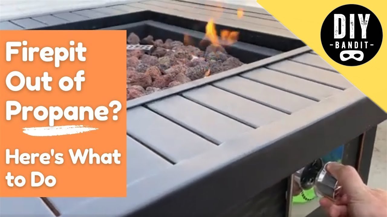 🍒 How to Quickly & Safely Refill / Change a Fire Pit Propane Gas Tank