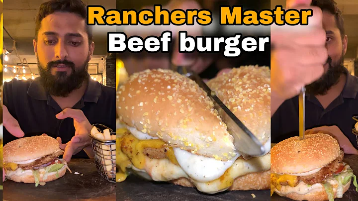 Ranchers Beef burger i8 markaz Islamabad best beef burger in Islamabad Pakistan