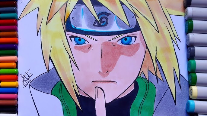 COMO DESENHAR O NARUTO HOKAGE - HOW TO DRAW NARUTO ROKAGE 