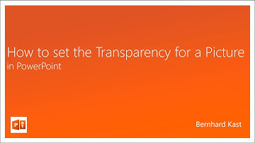 How to set the Transparency for Pictures in PowerPoint