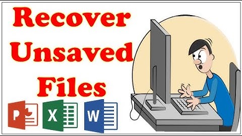 Recover unsaved file ll Microsoft cool hacks ll Buffoon Sachin