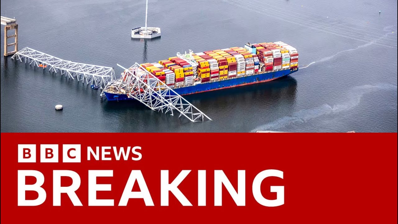 Baltimore Bridge Crash: Cargo Ship Suffers Severe Power Failure |  BBC News