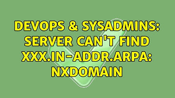 DevOps & SysAdmins: server can