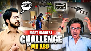 MR ABU GIVES ME THE HARDEST CHALLENGE EVER IN FREE FIRE | ZINDABAD PLAYS