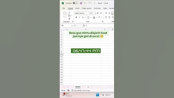 Buat live clock di excel dengan mudah #exceltricks #excelvba #exceltutorial #excelwithnugie