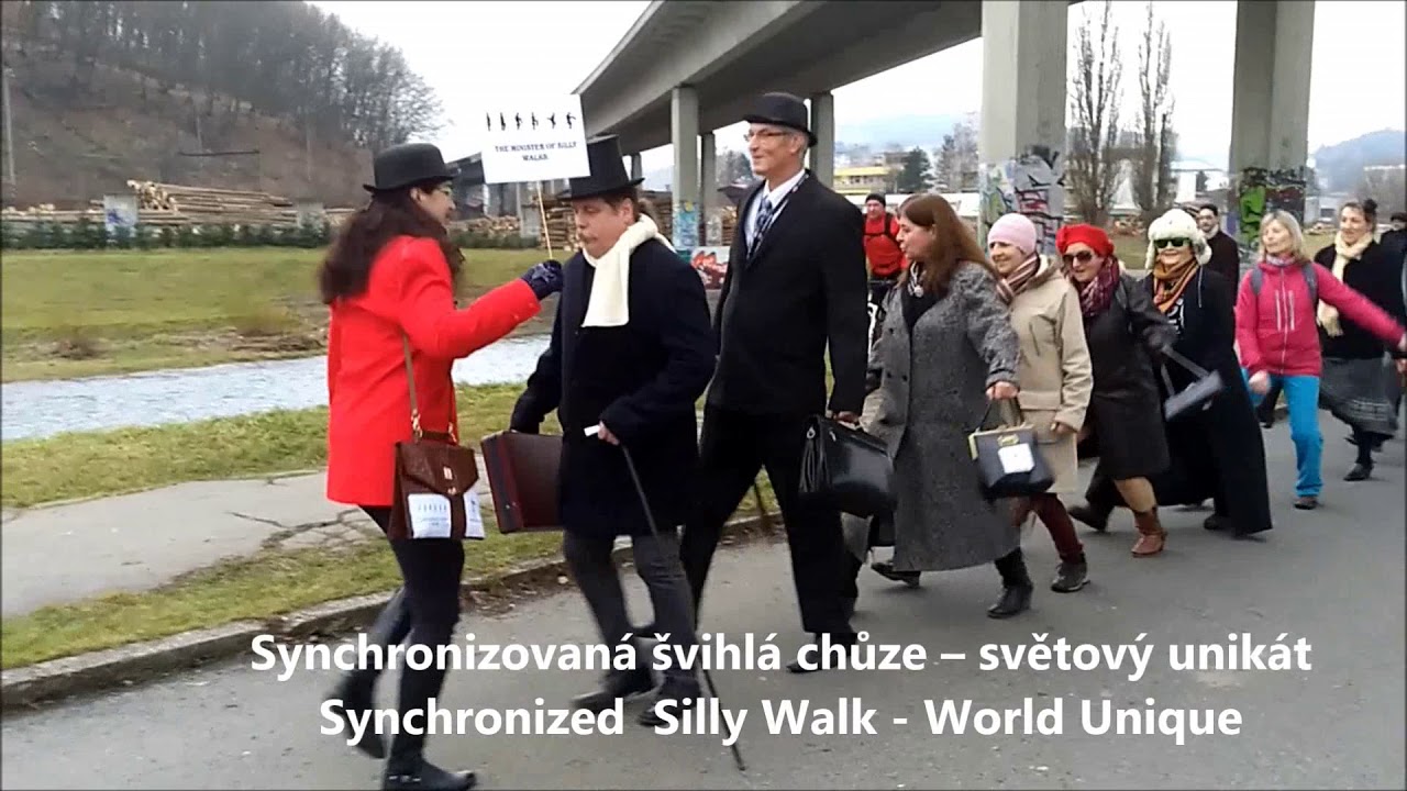 SILLY WALKS , Švihlá chůze Vsetín 7.1.2018- nultý ročník
