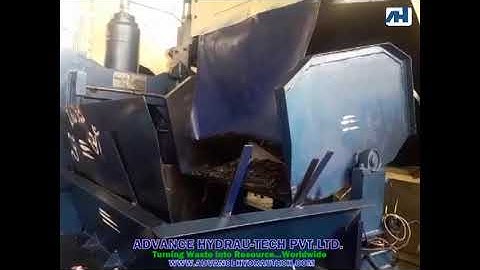 Continuous Baler, Hydraulic Scrap Baling Press  For CRC/MS/Aluminum Scrap Bundling