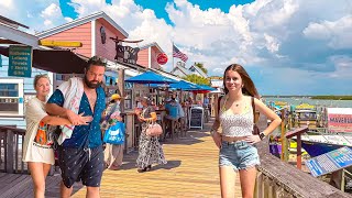 Madeira Beach. Best Place To Visit in FLORIDA  John's Pass Village Boardwalk 4K HDR Walking Tour