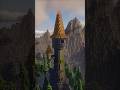 Simple Fantasy Tower in Minecraft | #minecraft #minecraftbuilding #minecrafttutorial