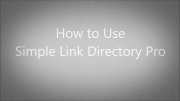 Simple Link Directory Pro WordPress Plugin
