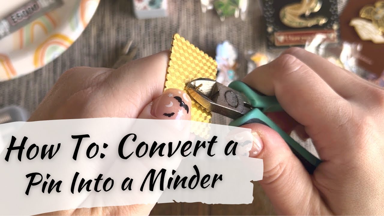 How To Convert an Enamel Pin Into a Cover Minder for Diamond Painting  (Budget-friendly!) 