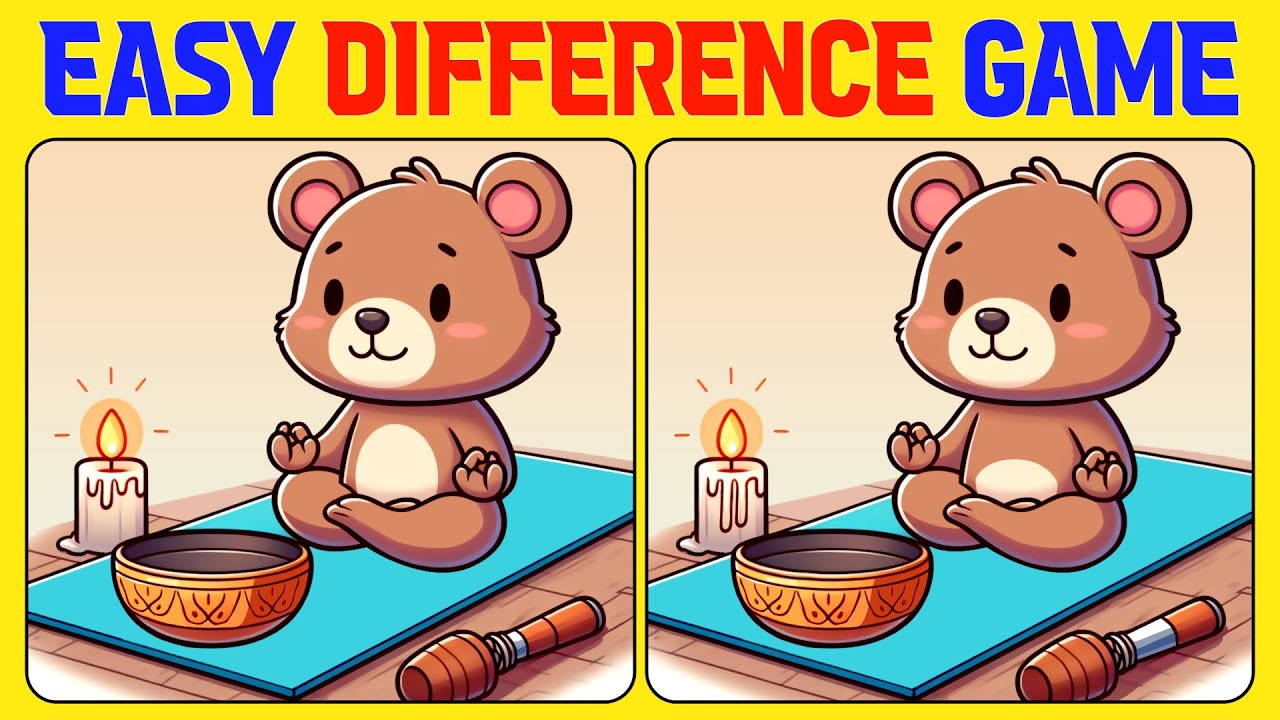 🧠🧩Spot the Difference | Boost Your Brain《EASY》