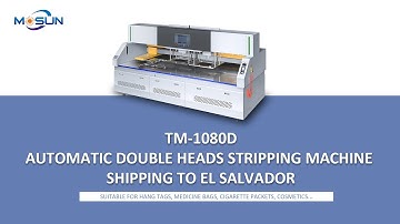 MSTM-1080D Automatic Double Heads Stripping Machine Testing Video Before Shipping to El Salvador
