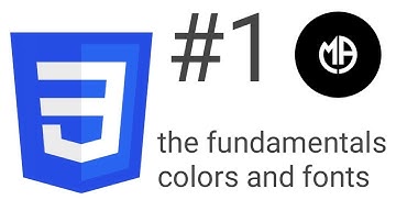 CSS #1 تغيير لون النص و لون الخلفية و حجم و الخط و نوعه و اسلوبه