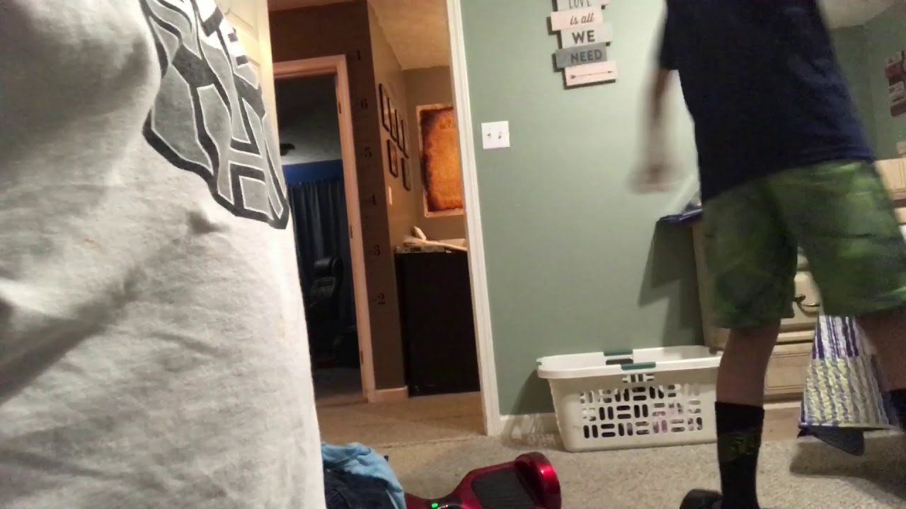 Brother Tag!!! Luke trying to walk after spinning on a hover board😂😂😂😂!!!!!!!!!