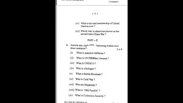 +3 1st Year 2nd Semester GE-POLITICAL SCIENCE Question Paper 2022|| Generic elective|| #political