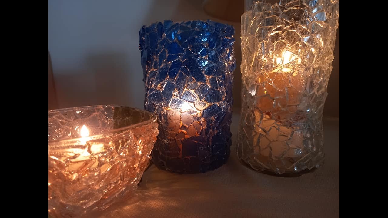 DIY No tires los vidrios rotos!! Mira lo que se puede hacer con ellos 