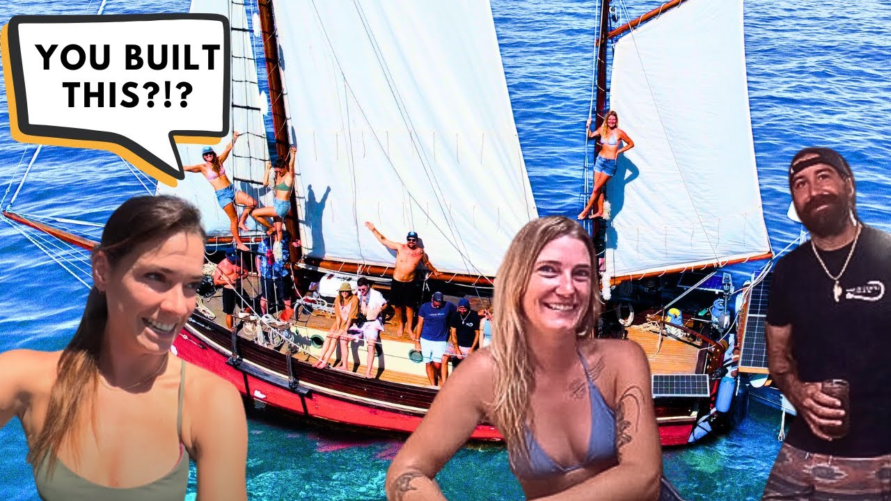 Sailing with SALT & TAR – AMAZING sailboat with an incredible story!!