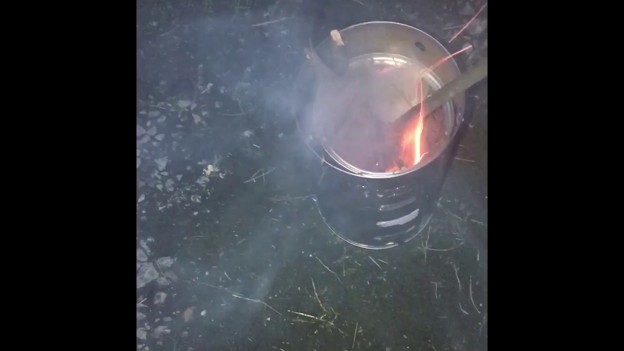 Homemade camp stove YouTube