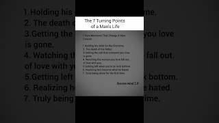 ⚡ 7 Moments That Change a Man Forever 💔🔥 #Shorts #Motivation