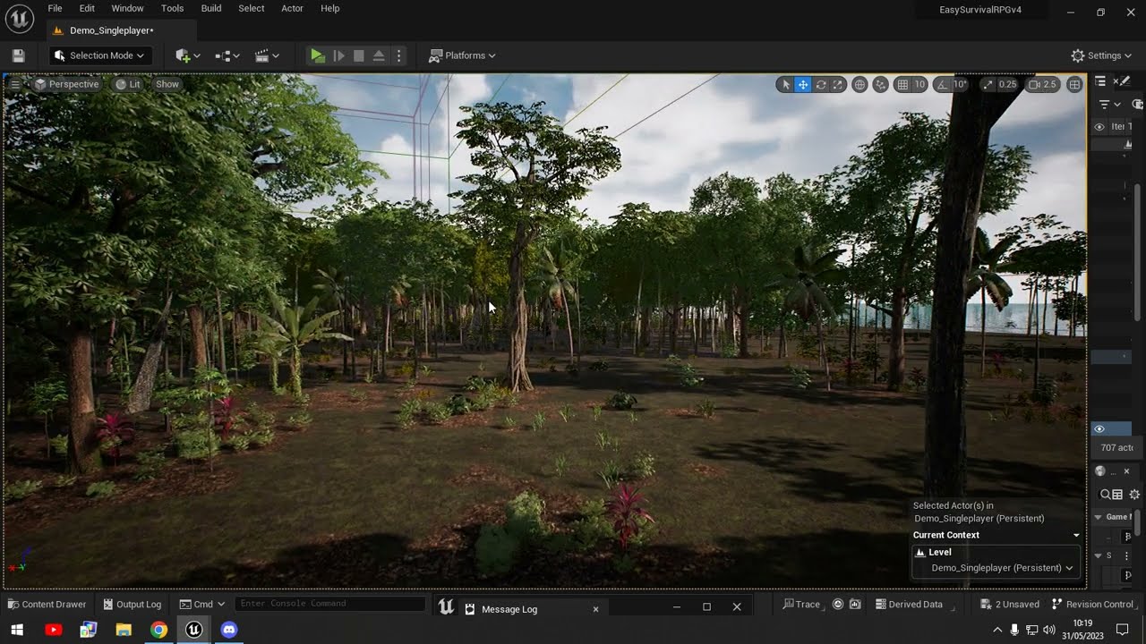 ERRO NA FOLIAGEM !!!PROJETO CENTAURI Unreal Engine 5 !!!