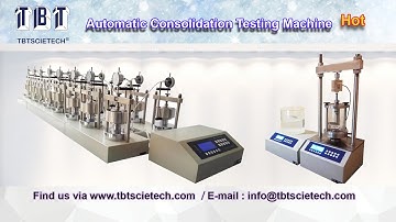 Automatic Consolidation Test Apparatus