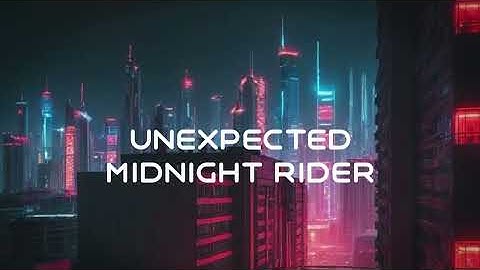 Sannerkeys – Midnight Rider (Official Lyric Video | Dark Synthwave Vibes)