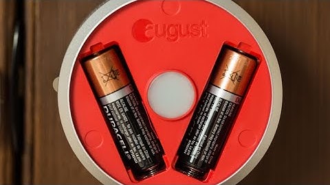 August smart lock Battery replacement