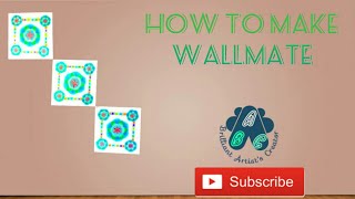 How To Make Wallmate/Paper Wallmate/Wall Hanging/কাগজের ফুল