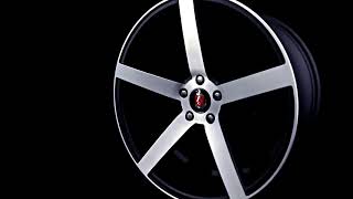Axe Ex18 Black and Brushed Concave Alloy Wheels
