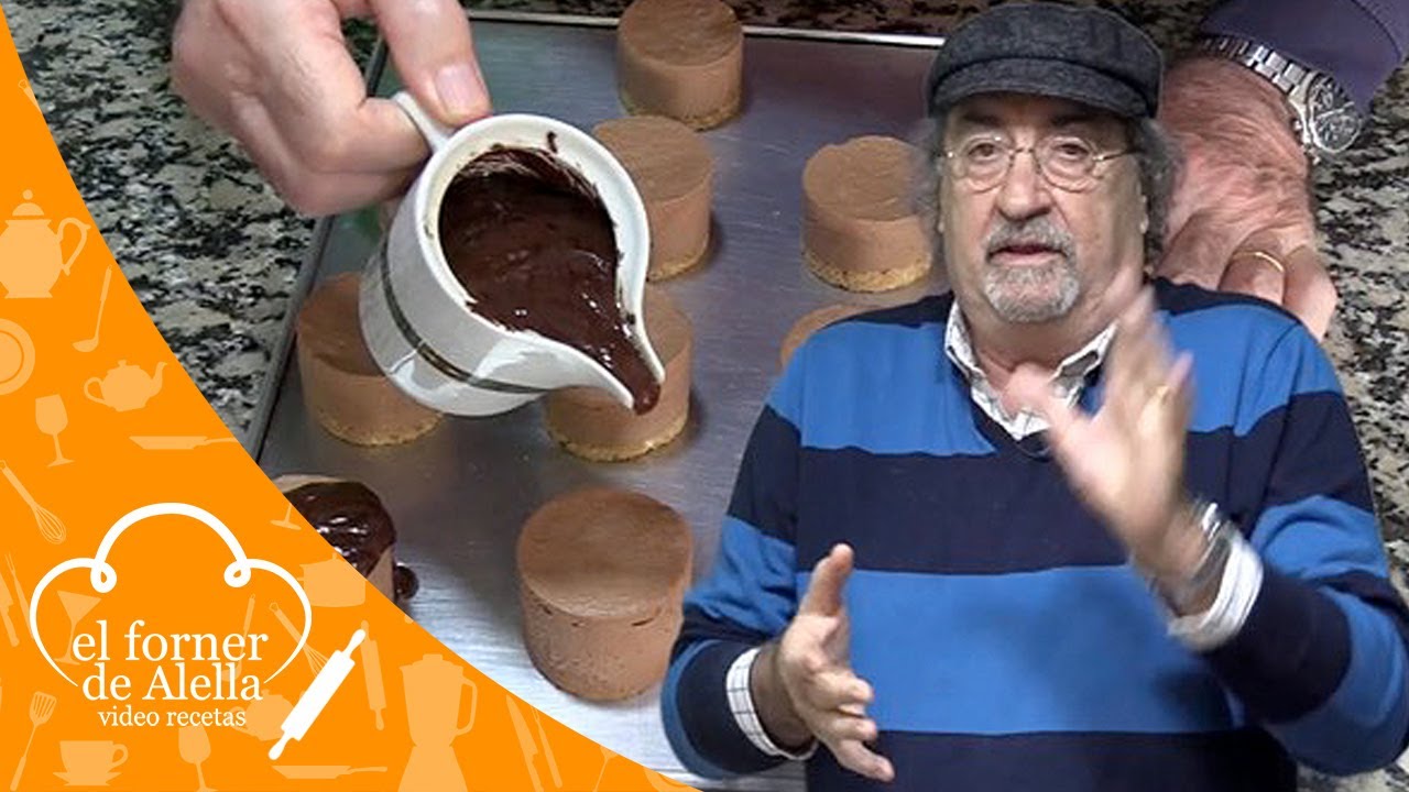 Pastelitos de mousse de chocolate