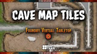 Cave Map Tiles in FoundryVTT