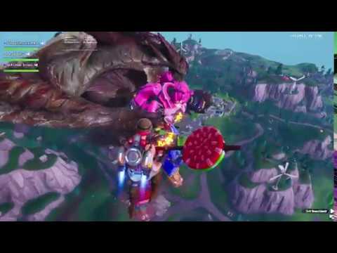 Fortnite - Robot vs Monster Full Fight!